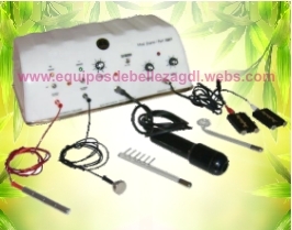 Alta frecuencia, galvanica y faradica facial